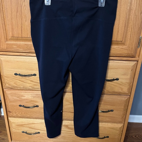 Women with Control Navy Ankle Pants - Picture 2 of 6